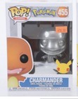 Funko POP Pokémon Silver Metallic Charmander No. 455 LE 25TH ANN RARE