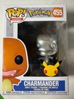 Funko Pop! Charmander Pokémon #455 Silver Vinyl Figure 25th Anniversary