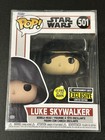 Star Wars Mandalorian Luke Skywalker Glow Funko Pop! 501 Star Wars EE Exclusive