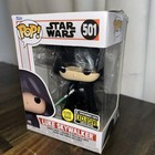 Star Wars Mandalorian Luke Skywalker Glow Funko Pop! 501 Star Wars EE Exclusive