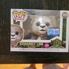 Funko Pop Movies: Flocked COWARDLY LION #1930 Wicked for Good Target Exclusive