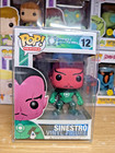 Funko POP! Heroes DC Green Lantern Sinestro #12 Original 2011 w/Pop Protector