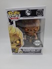 Funko POP #255 Scorpion (Flaming Skull) Mortal Kombat X Rare with POP Protector