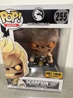 Funko Pop! Mortal Kombat X Scorpion Flaming Skull #255 Hot Topic Exclusive