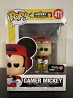 Funko POP! Disney Gamer Mickey 90 Years #471 Gamestop Exclusive New