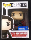 FUNKO POPS! STARWARS KYLO REN UNMASKED WALMART EXCLUSIVE #87 NEW IN BOX