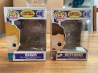 Funko Pop! #40 Beavis and #41 Butt-Head Vaulted BOXES ONLY