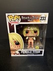 FUNKO POP ! FEMALE TITAN 233 GLOWS IN DARK BAIT EXCLUSIVE Z01