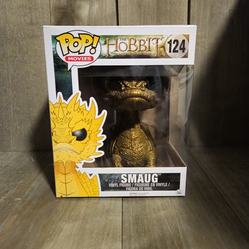 Funko Pop Golden SMAUG #124 The Hobbit: Battle of Five Armies RARE