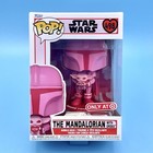 Funko POP! Star Wars Valentine's The Mandalorian w/ Grogu Figure Pink Target 498