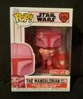 Funko Pop! Star Wars THE MANDALORIAN W/ GROGU Bobble-Head 498 Pink Vinyl Figure