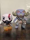 Funko Games God of War #154 Kratos with the Blades of Chaos #271 Fire Troll POP!