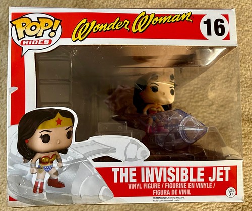 NEW Funko Pop Rides! Wonder Woman The Invisible Jet #16 Retired