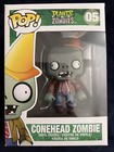CONEHEAD ZOMBIE 05 Excellent Funko Pop Plants Vs Zombies Vinyl Figure Vaulted