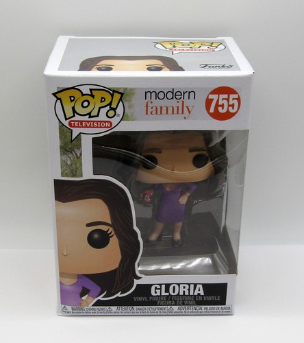2018 Funko Pop Modern Family Gloria Sofia Vergara Purple Dress #755 W/ Protector