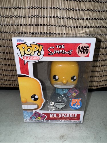 Funko Pop! Vinyl: The Simpsons Mr. Sparkle Diamond PX #1465 Figure