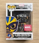 Funko Pop Marvel Lucha Libre El Animal Indestructible MCC #711 + Free Protector