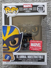 Funko POP! Marvel Lucha Libre El Animal Indestructible (Gray) #711 Wolverine