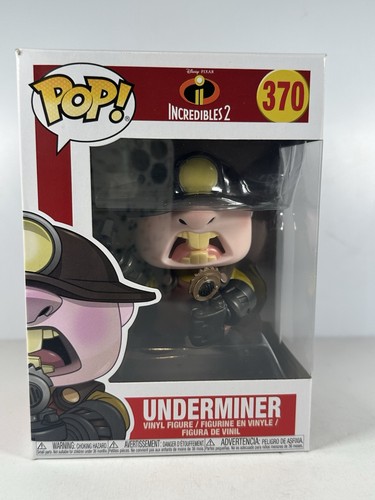 Funko POP! Disney: Incredibles 2 - Underminer Vinyl Figure #370 Brand New In Box