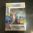 Stitch Valentine Funko Pop 510 Hot Topic With Barcode