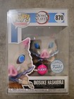 Demon Slayer Inosuke Hashibira Funko Pop! Flocked 870 In Protector