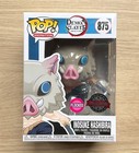 Funko Pop Demon Slayer Inosuke Hashibira Flocked #875 + Free Protector