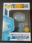 Funko POP Star Wars 40 Glows in the Dark Holographic Emperor in Soft Protector