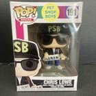Funko POP! Rocks Pet Shop Boys Chris Lowe #191 Vinyl Figure NEW