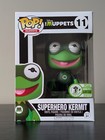 Funko Pop Superhero Kermit the Frog Muppets #11 Limited Edition 3,000 2017 ECCC