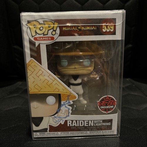 Funko Pop Mortal Kombat Raiden With Lightning Funko Club GameStop EXCLUSIVE #539