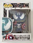 NEW FUNKO POP MARVEL VENOMIZED CAPTAIN AMERICA #364 VINYL BOBBLE HEAD FIGURE