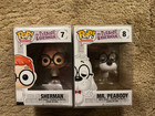 Funko Pop #7 Sherman and #8 Mr. Peabody