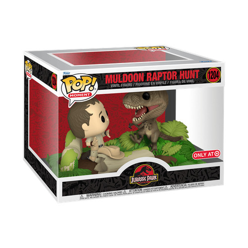 Funko Pop! Moments Jurassic Park Muldoon Raptor Hunt Target Exclusive 1204 NEW