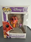 FUNKO POP! Mushu & Cricket #167 Mulan Disney Movie Vinyl Figure Boxed