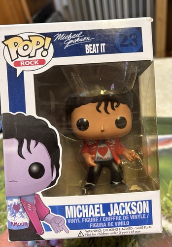 ✨Funko Pop! Rock: Michael Jackson “Beat It” #23 Vaulted RARE **Read!!