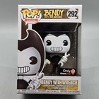 Bendy w/ Wrench #292 ~ Funko Pop Bendy and the Ink Machine GameStop in Protector
