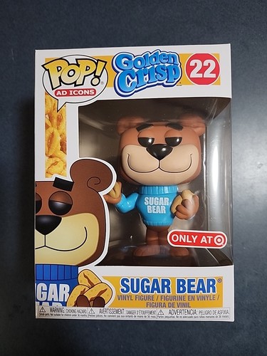 Funko Pop! Ad Icon Golden Crisp Sugar Bear #22 Target Exclusive Vinyl Figure