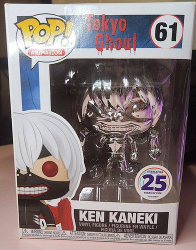 Tokyo Ghoul Funko POP! Ken Kaneki Silver #61 (Chrome) w/ PROTECTOR