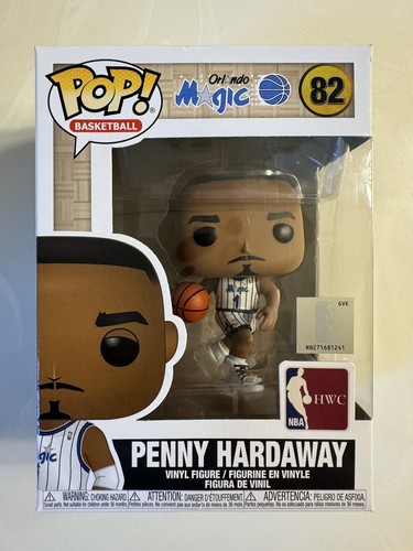 Funko Pop! Vinyl Basketball NBA HWC Orlando Magic Penny Hardaway #82 w Protector