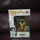 Funko Pop! 29 Futurama Gold Bender 2015 Summer Convention Exclusive New