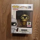 Bender #29 Gold Futurama SDCC 2015 Exclusive Funko Pop! Vinyl Figure + Protector