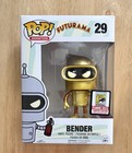 Futurama Funko Pop! Gold Bender 2015 SanDiego Comic-Con *AUTHENTIC Con Sticker*