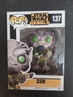 Vaulted Funko Pop! Star Wars Rebels Zeb Vinyl Figure #137 ~ NIB