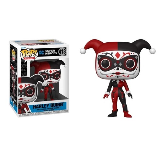 Funko Pop! DC Super Heroes Dia De Los Muertos Harley Quinn #413 Vinyl Figure