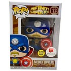 Funko POP Infinity Warps Soldier Supreme #679 Bobblehead Marvel Walgreens New