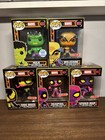 Funko Pop Blacklight Deadpool 801 Spiderman 652 Wolverine 802 Eddie 869 Hulk 822