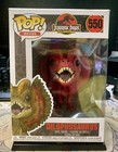 Funko Pop Red Dilophosaurus #550 Jurassic Park 25th Anniversary Target Exclusive