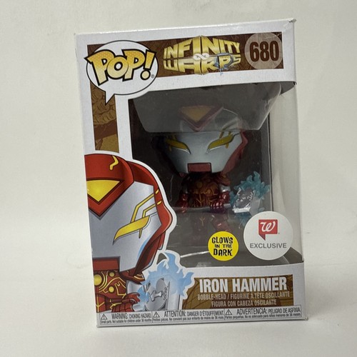 Funko Pop! Infinity Warps 680 Iron hammer Glows In The Dark Wallgreens Exclusive