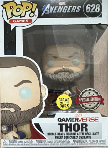 Funko Pop! Avengers Gamerverse Thor #628 Glows in the Dark Special Edition Vinyl