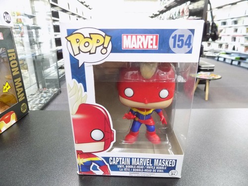 Brand New Funko Pop Captain Marvel Masked 154 Vinyl Figure